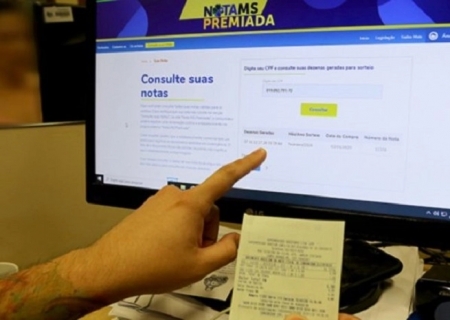 416 consumidores de MS dividem prêmio de R$ 300 mil da Nota MS Premiada