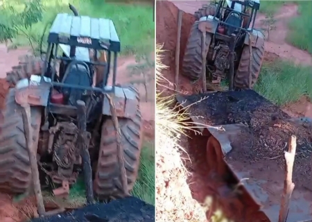 Homem morre após queda de trator em fazenda na região de Ribas do Rio Pardo