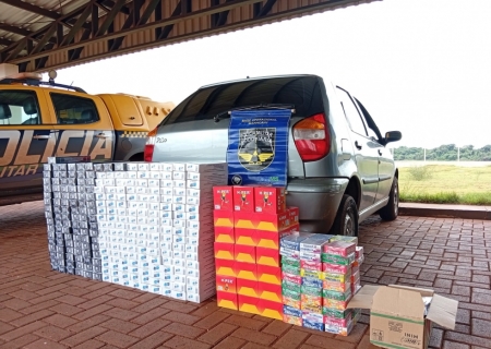 PMR apreende mercadorias estrangeiras avaliadas em mais de R$ 35 mil na MS-162