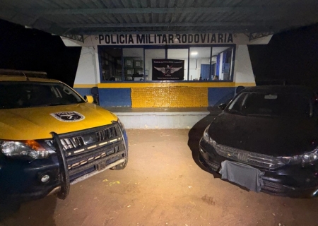 Veículo roubado e carregado com maconha é recuperado pela PMR em Amambai