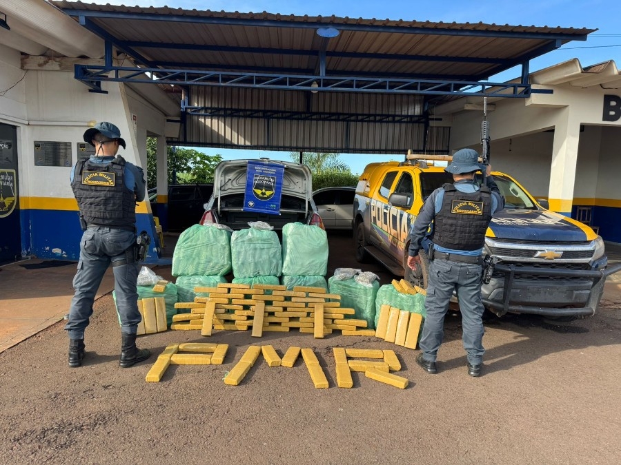 PMR apreende carga de drogas e prende homem na MS-134 em Batayporã