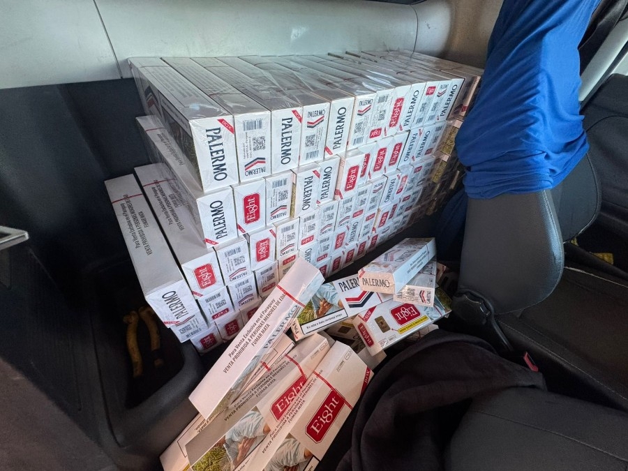 PMR apreende carga de cigarros contrabandeados na MS-480 em Anaurilândia