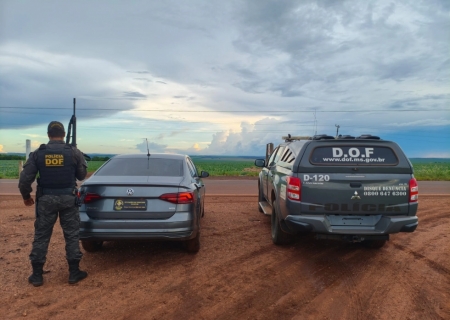 Mulher é presa pelo DOF com carro adulterado em Ponta Porã