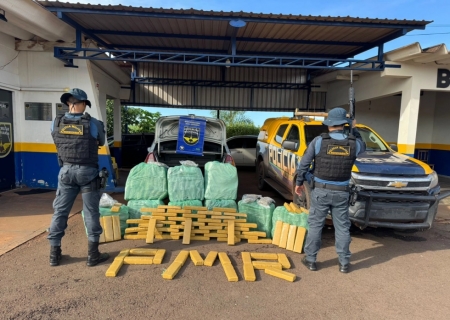 PMR apreende carga de drogas e prende homem na MS-134 em Batayporã