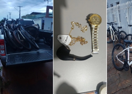 Polícia Civil recupera bens furtados e prende quatro em flagrante em Batayporã