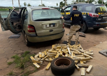 Traficante é preso pela PRF com quase 80 kg de maconha em Bataguassu
