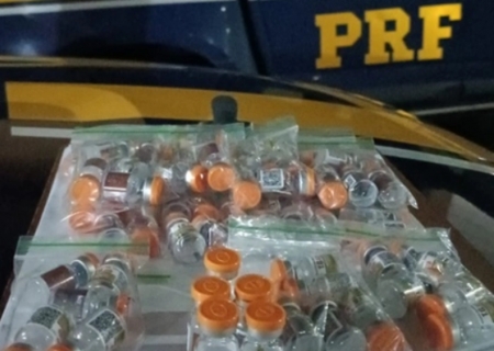 PRF apreende 79 ampolas de medicamentos para emagrecimento em Bataguassu