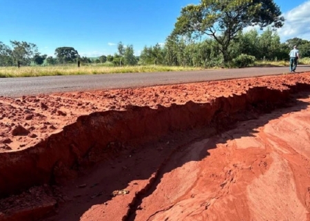 Ministério Público cobra cumprimento imediato de liminar após agravamento de erosão na MS-141
