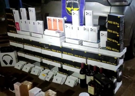 PMR apreende carga de eletrônicos avaliada em R$ 676 mil na MS-164