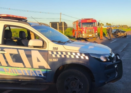 Acidente na MS-134 deixa motorista ferido entre Batayporã e Nova Andradina