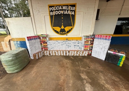 Veículo com mercadorias estrangeiras é apreendido após fuga da PMR em Ponta Porã