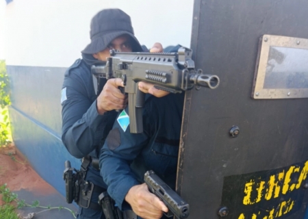 Polícia Militar realiza nivelamento da Força Tática no Vale do Ivinhema