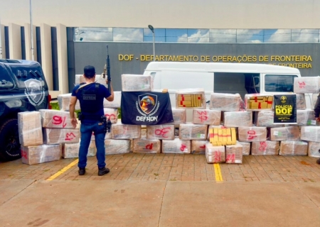 Ação conjunta apreende 2 toneladas de maconha avaliadas em R$ 4,1 milhões em Dourados