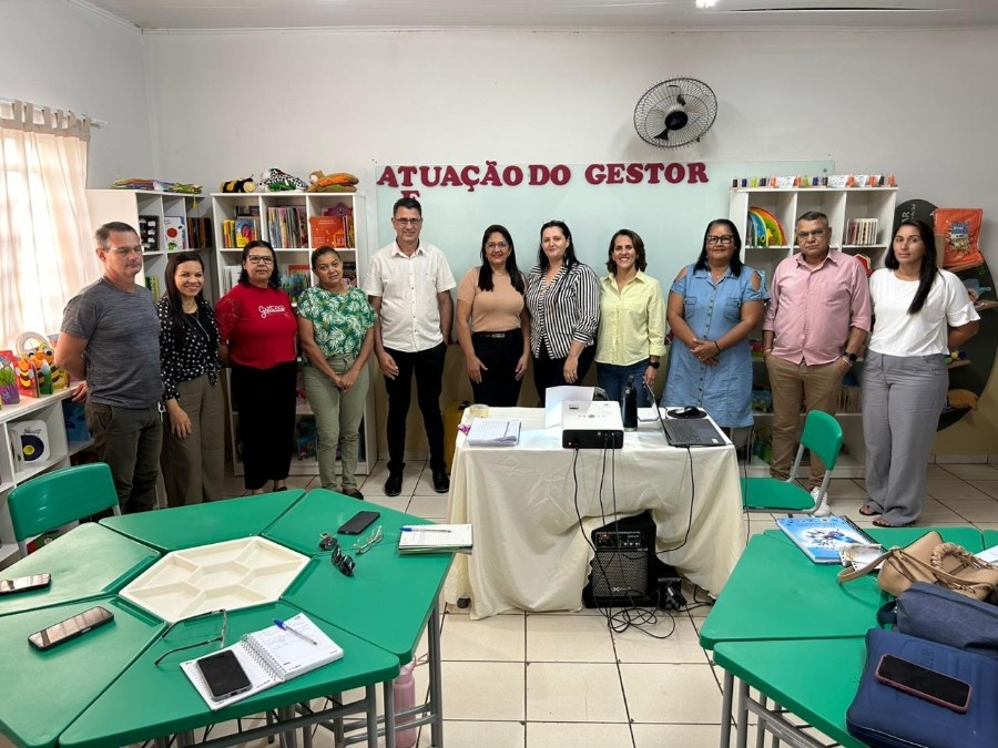 Taquarussu fortalece gestão escolar com formação voltada à alfabetização