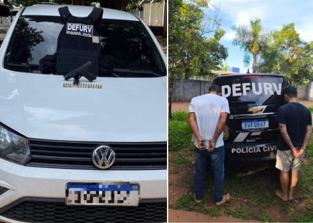 Defurv prende integrantes de quadrilha suspeita de furtar caminhonetes