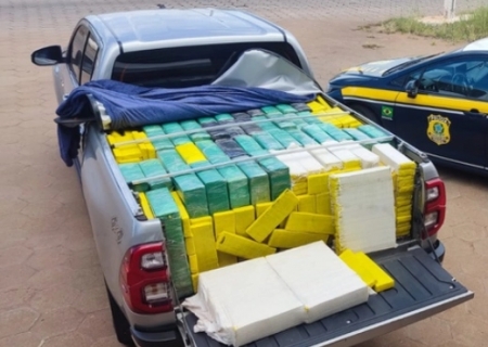 PRF apreende 1,2 tonelada de maconha após perseguição na BR-267