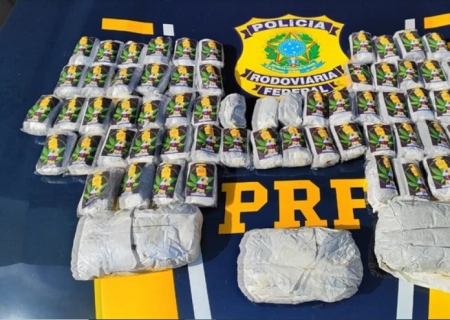 PRF apreende 10 kg de haxixe durante fiscalização em Brasilândia