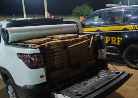 Picape carregada com maconha é apreendida pela PRF em Três Lagoas