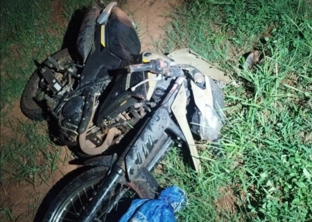Colisão entre moto e carro deixa feridos na MS-395, em Bataguassu