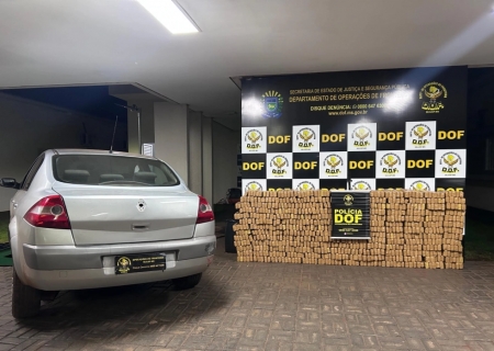 DOF apreende 510 kg de maconha avaliados em R$ 1 milhão em Batayporã