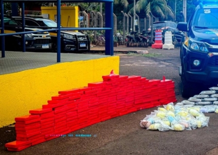 PRF apreende 271 kg de drogas em Dourados