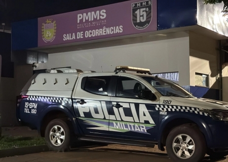 Filho agride mãe durante a madrugada e é preso pela Polícia Militar em Maracaju