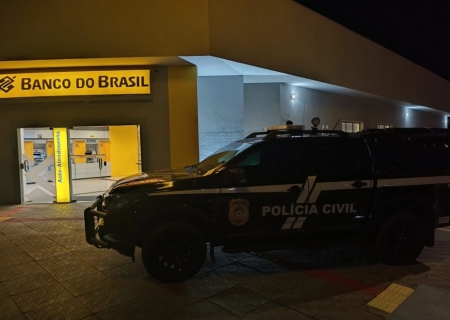 Tentativa de furto a banco mobiliza GARRAS em Brasilândia