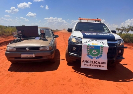 Polícia Militar prende suspeito de furto e recupera objetos na zona rural de Angélica