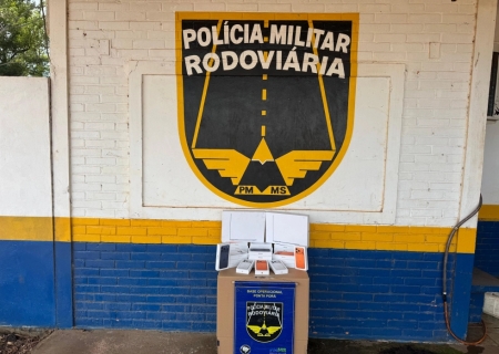 Contrabando de eletrônicos leva dois à prisão na MS-164, em Ponta Porã