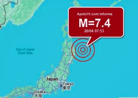 Terremoto de magnitude 7,5 provoca alerta de tsunami no Japão