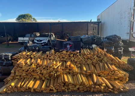 Garras apreende mais de 3,9 toneladas de maconha em área rural de Campo Grande