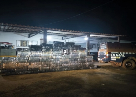 Batalhão Rural apreende 1,4 tonelada de maconha em Sete Quedas