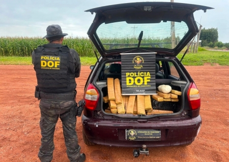 DOF prende homem com mais de 120 quilos de drogas em Maracaju