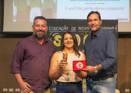 Educadores de Nova Andradina são homenageados por conquista nacional