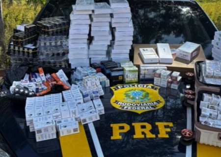 PRF apreende mais de 1.600 medicamentos emagrecedores em Coxim