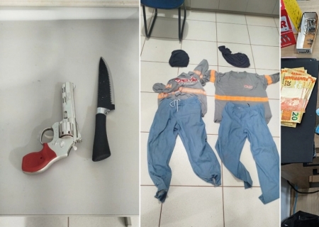 PM prende irmãos após roubo a supermercado em Angélica