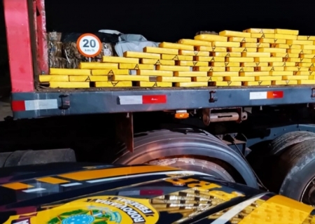 PRF apreende 370 kg de cocaína em dois flagrantes em Campo Grande