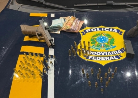 Três homens armados são presos pela PRF e planejavam roubar caminhonetes para levar à Bolívia