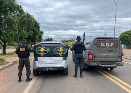 DOF prende homem com veículo adulterado em Anaurilândia
