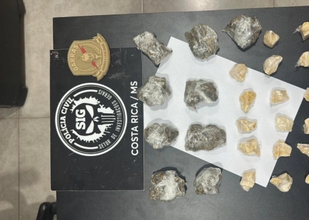 Foragido por homicídio é preso com drogas durante operação policial em Costa Rica