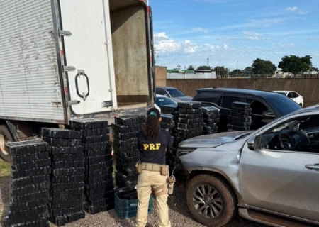 PRF apreende 1,5 tonelada de maconha em Sidrolândia