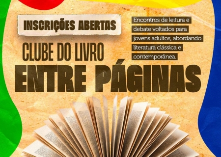 Biblioteca Municipal abre inscrições para Clube do Livro “Entre Páginas” em Nova Andradina