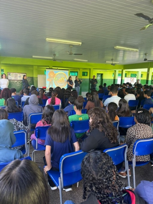 8º BPM leva ação preventiva a estudantes em Nova Andradina