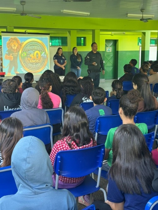 8º BPM leva ação preventiva a estudantes em Nova Andradina