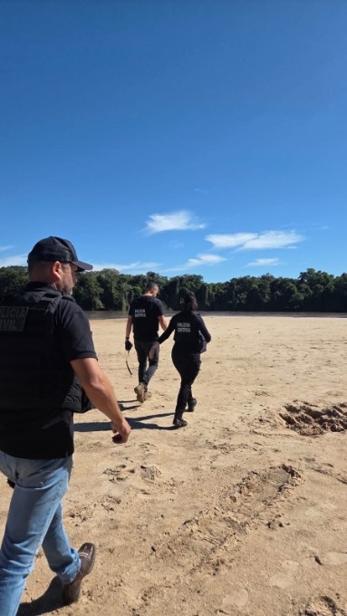 Foragido por descumprir medidas protetivas é encontrado morto no rio Taquari, em Coxim