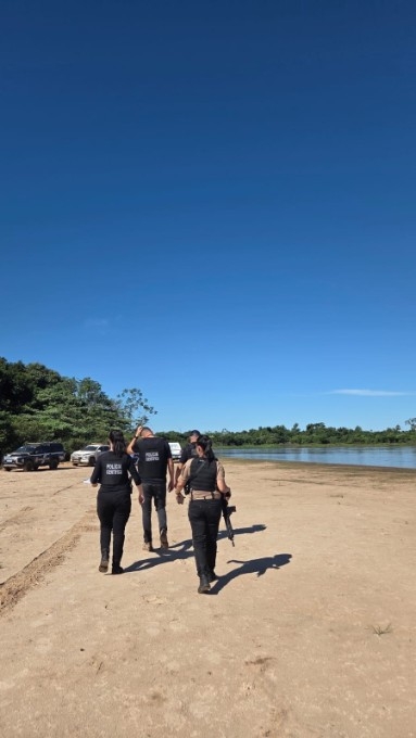 Foragido por descumprir medidas protetivas é encontrado morto no rio Taquari, em Coxim