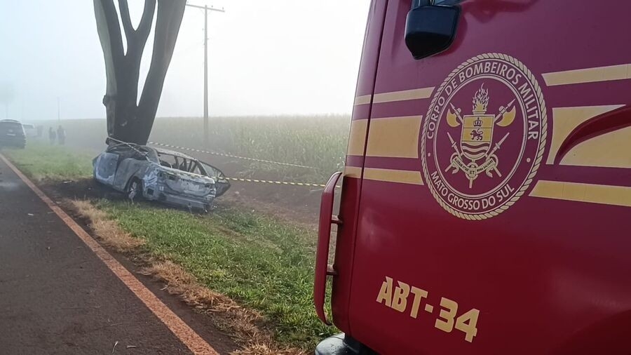 Acidente na MS-379 deixa dois mortos e vereador ferido