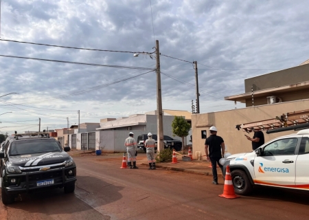 Polícia prende quatro por furto de energia em Maracaju