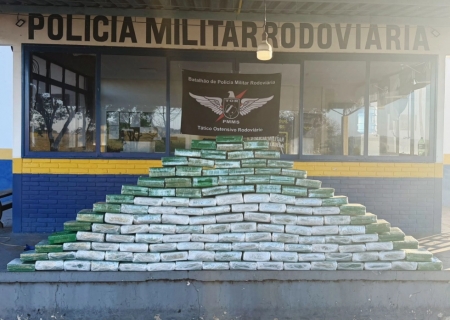 Mais de 488 quilos de drogas são apreendidos pela Polícia Militar Rodoviária em Amambai