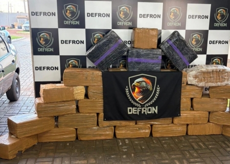 DEFRON apreende 775 kg de maconha e prende foragido em Amambai